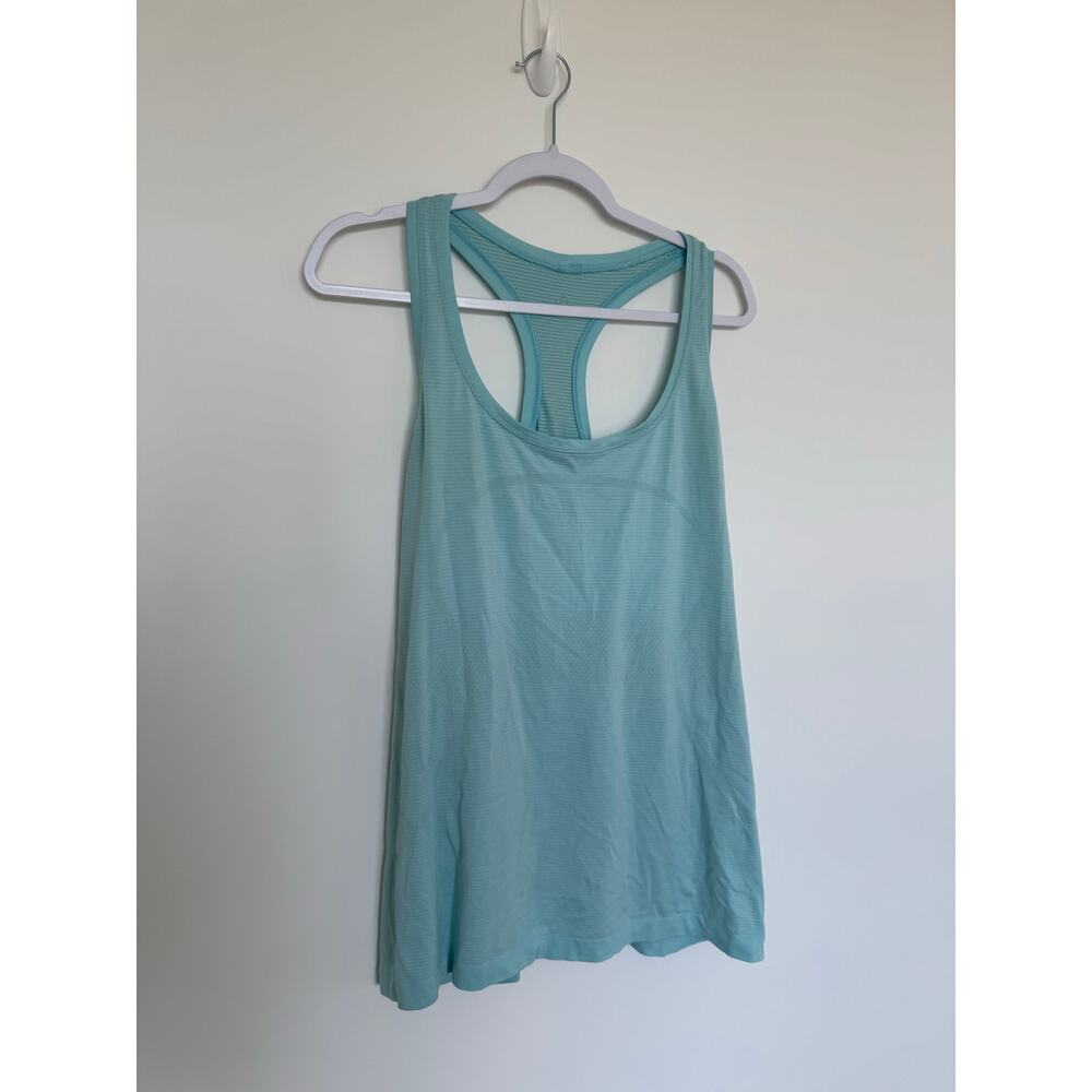 Lululemon Aqua Racerback Tank Top